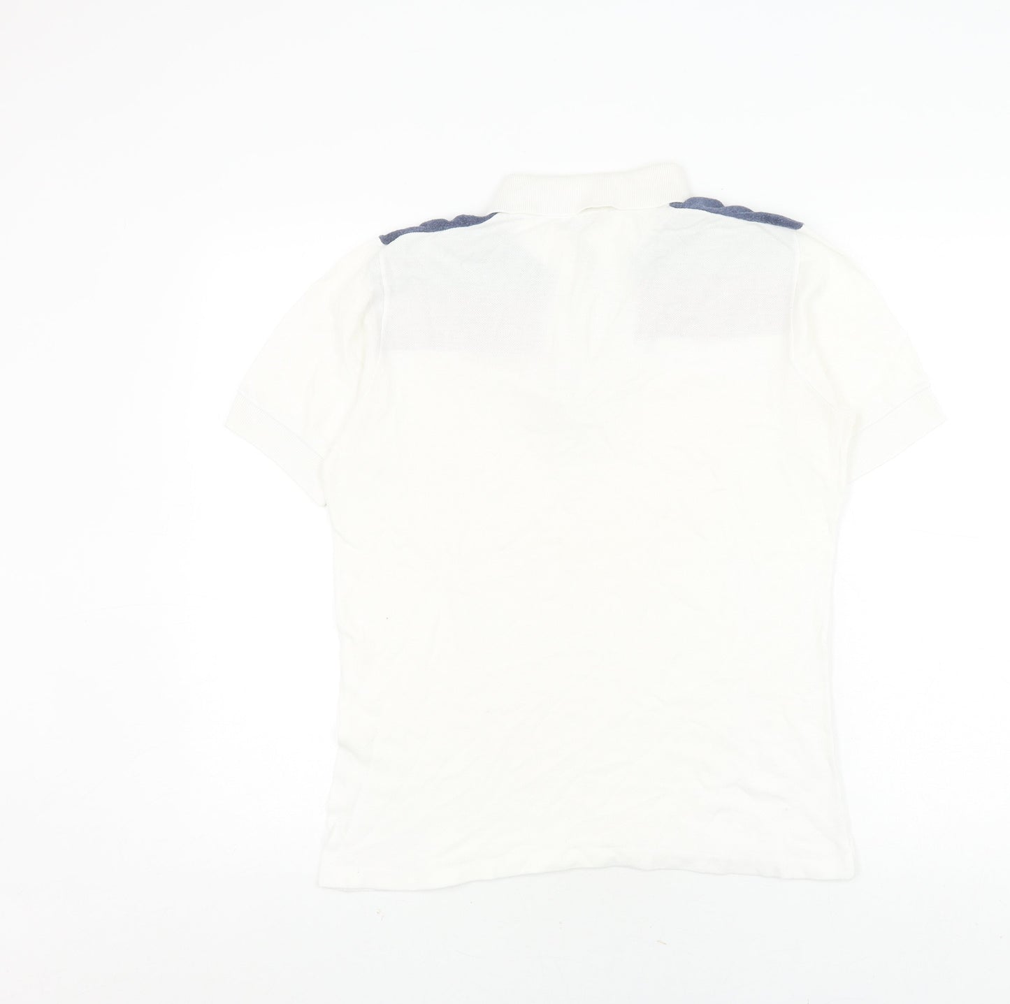 Rodeo Men's White Polo Shirt, Short Sleeve, Size 10