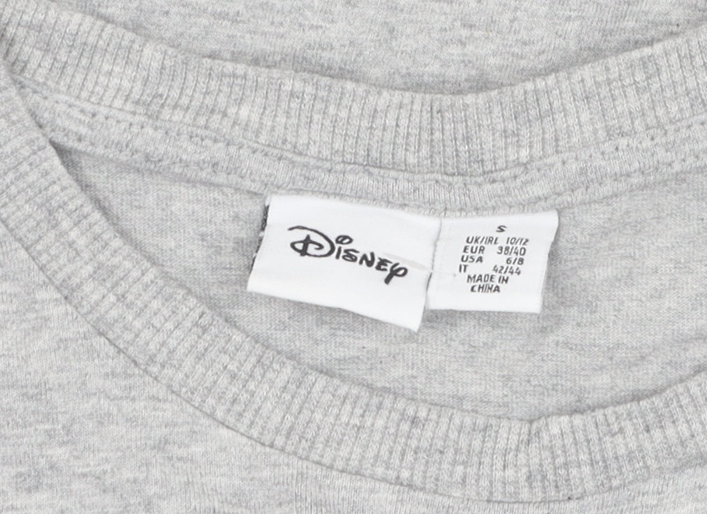 Disney Women's Grey Dumbo T-Shirt Small