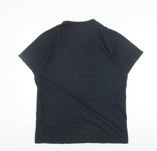 Emporio Armani Men's Black XL Slim Fit T-Shirt