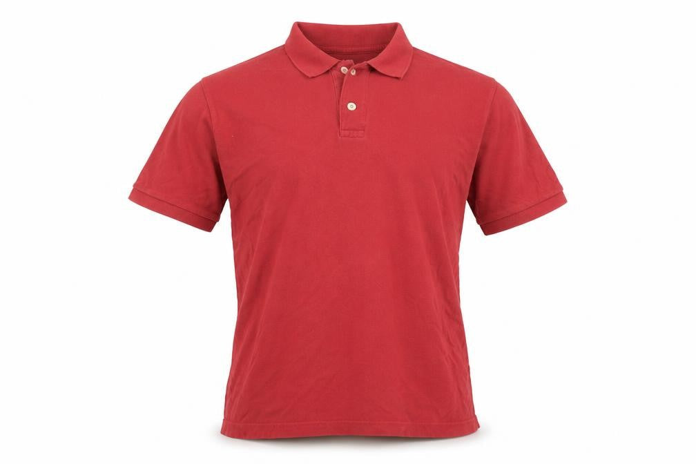 Gap Men's Red Polo Shirt L - Short Sleeve, Cotton