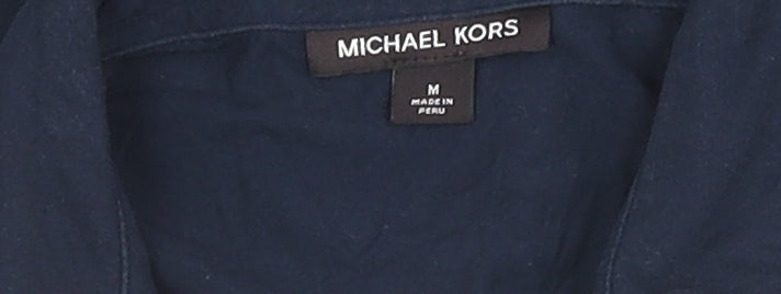 Michael Kors Blue Polo Shirt for Unisex Adults