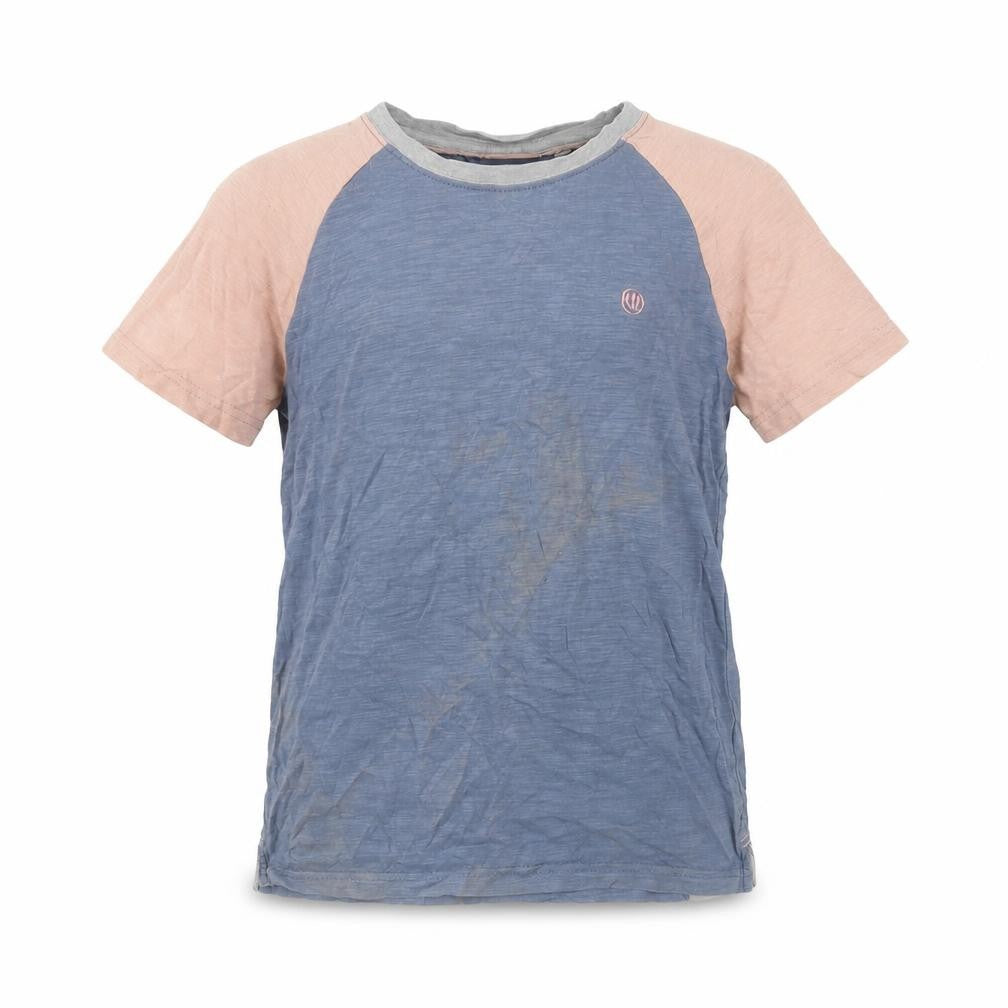 FatFace Unisex Kids Blue Colourblock Ringer T-Shirt 9-10 Years