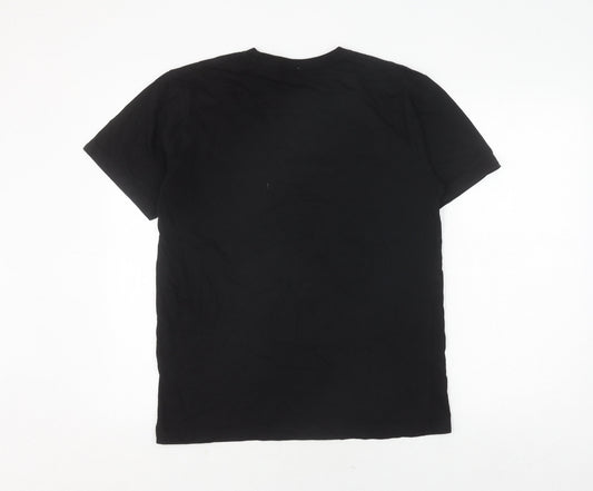 Blakläder Men's Black Cotton T-Shirt Size L