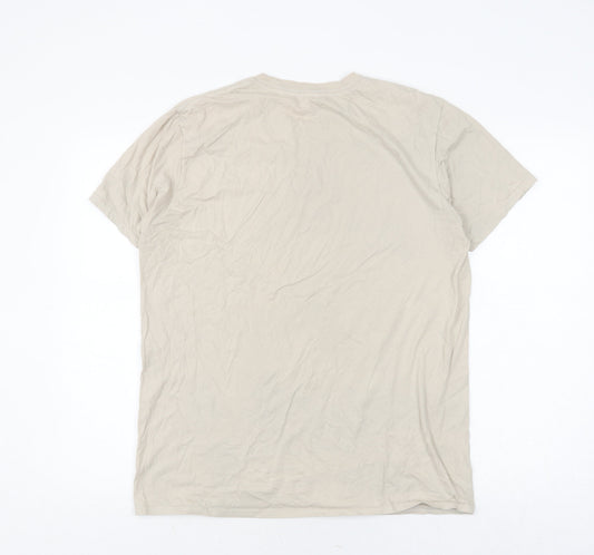 Garrison Tailors Men Beige L Peaky Blinders T-Shirt