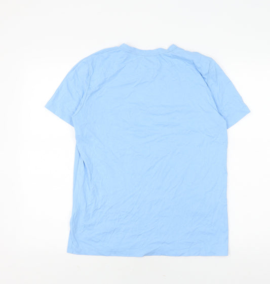 Calvin Klein Jeans Blue M Unisex Crew Neck T-Shirt