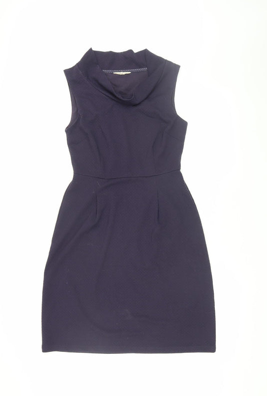 White Stuff Women's Blue Sheath Dress Size 8
