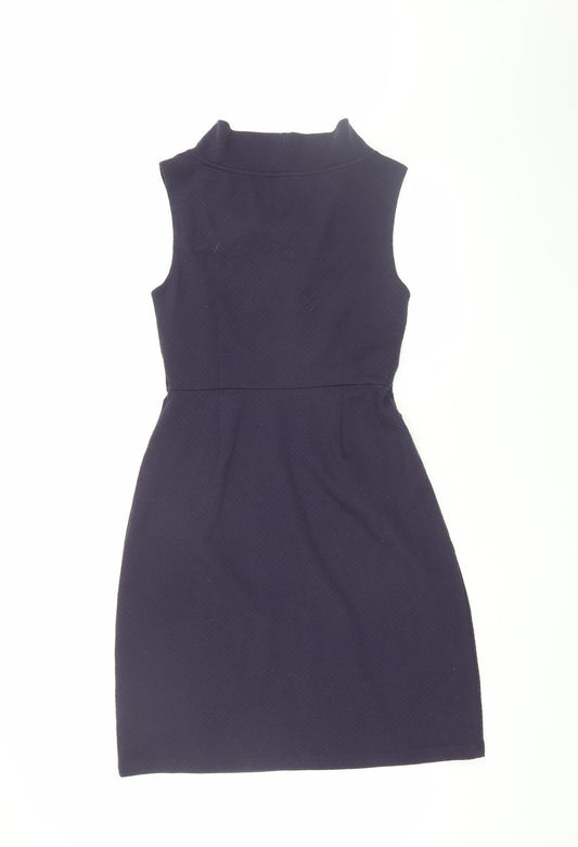 White Stuff Women's Blue Sheath Dress Size 8