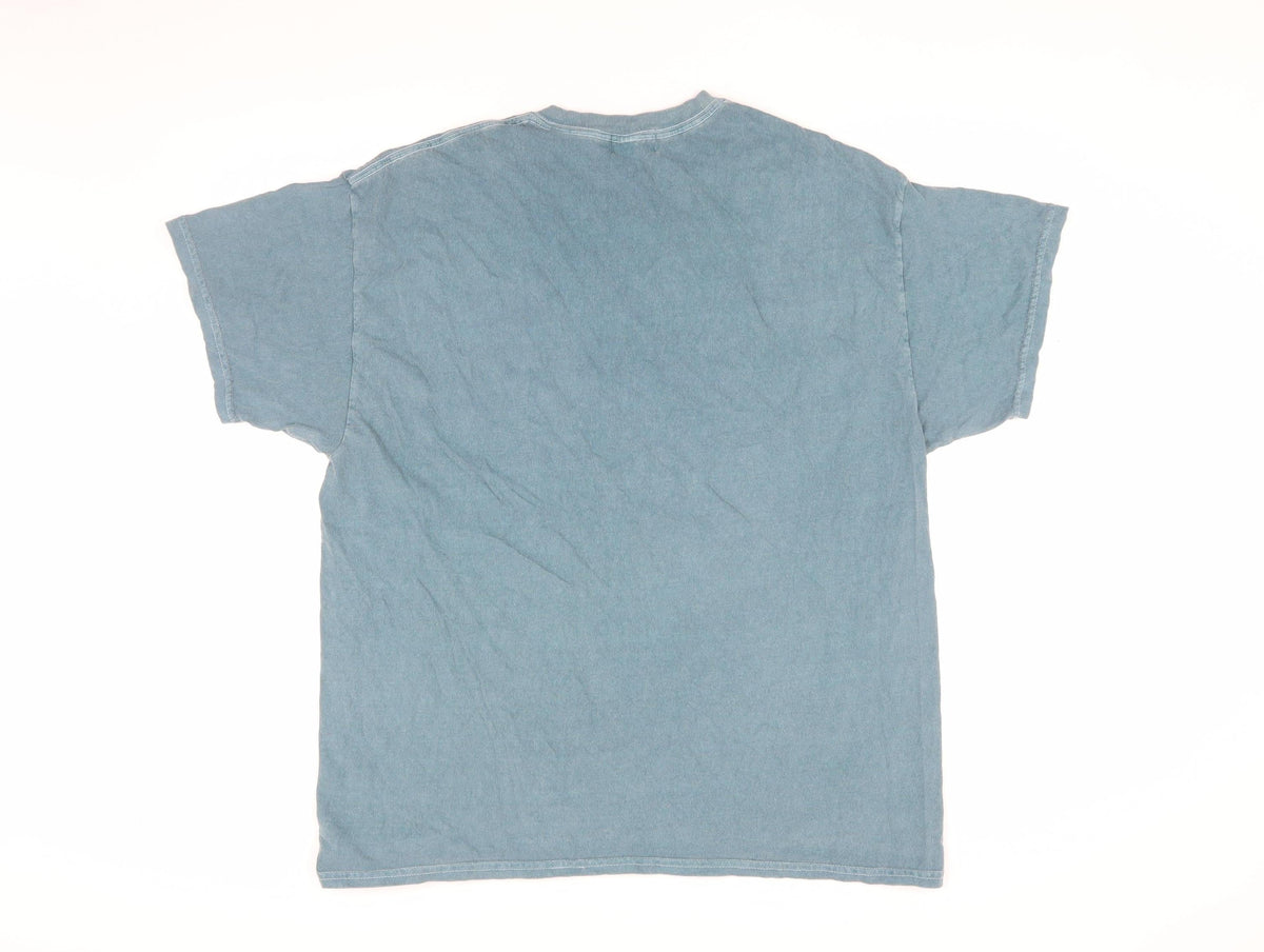 Topman Men's Blue Medium Cotton Crew Neck T-Shirt