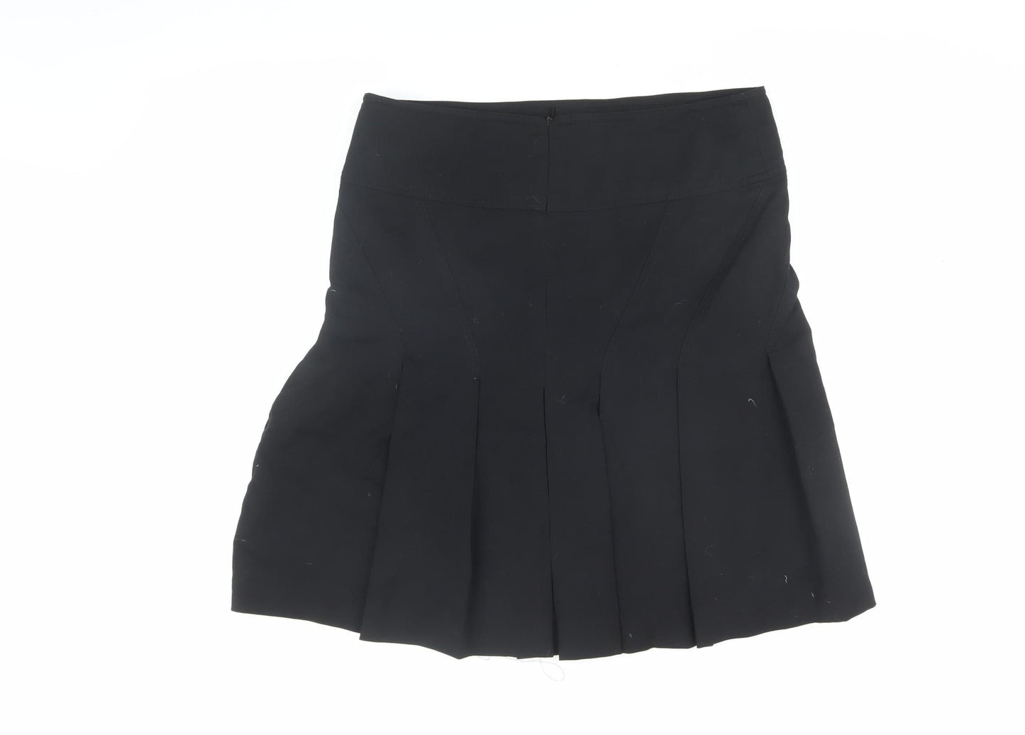 French Connection Women's Black Pleated Skirt Size 12