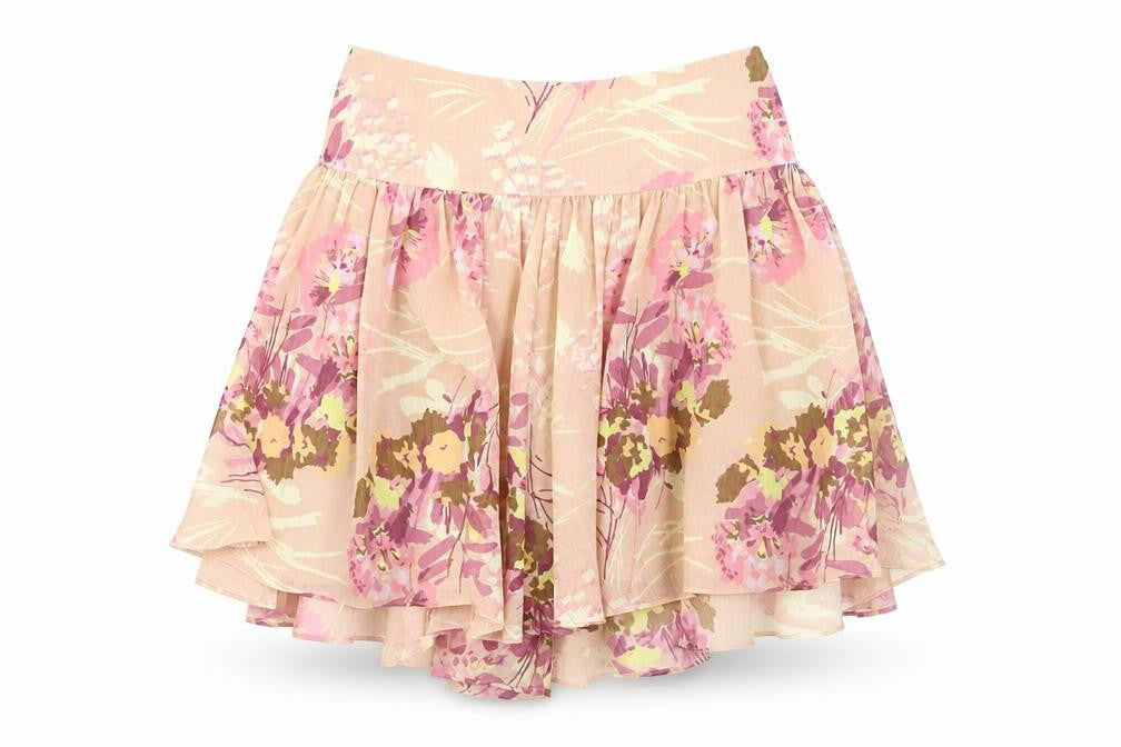 Gap Women's Multicoloured Floral Flare Skirt, Size 4