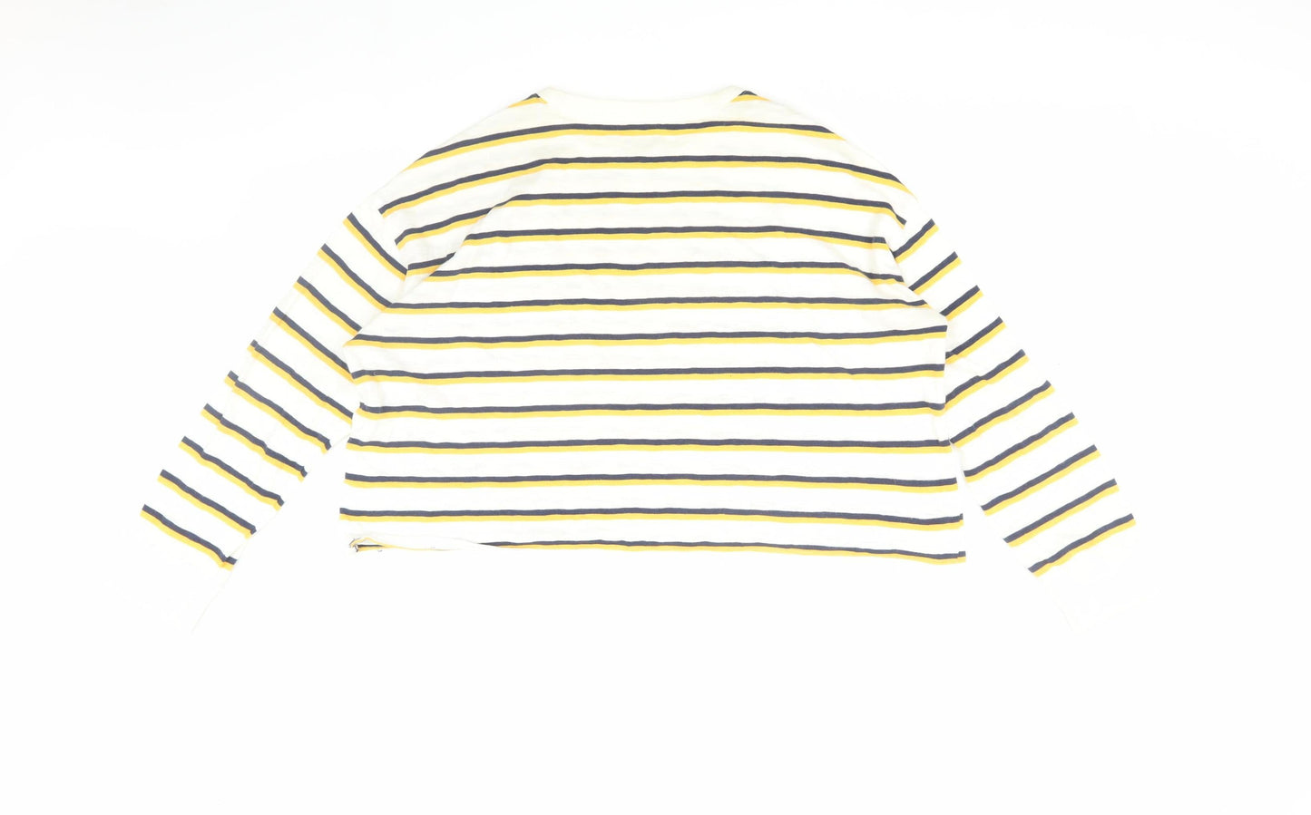 Hollister Women's Striped T-Shirt, Multicoloured, S