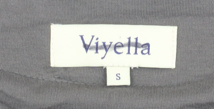 Viyella Women's Green Beaded T-Shirt S
