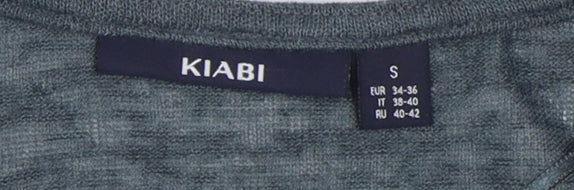 KIABI Women’s Blue Sleeveless V-Neck Blouse S