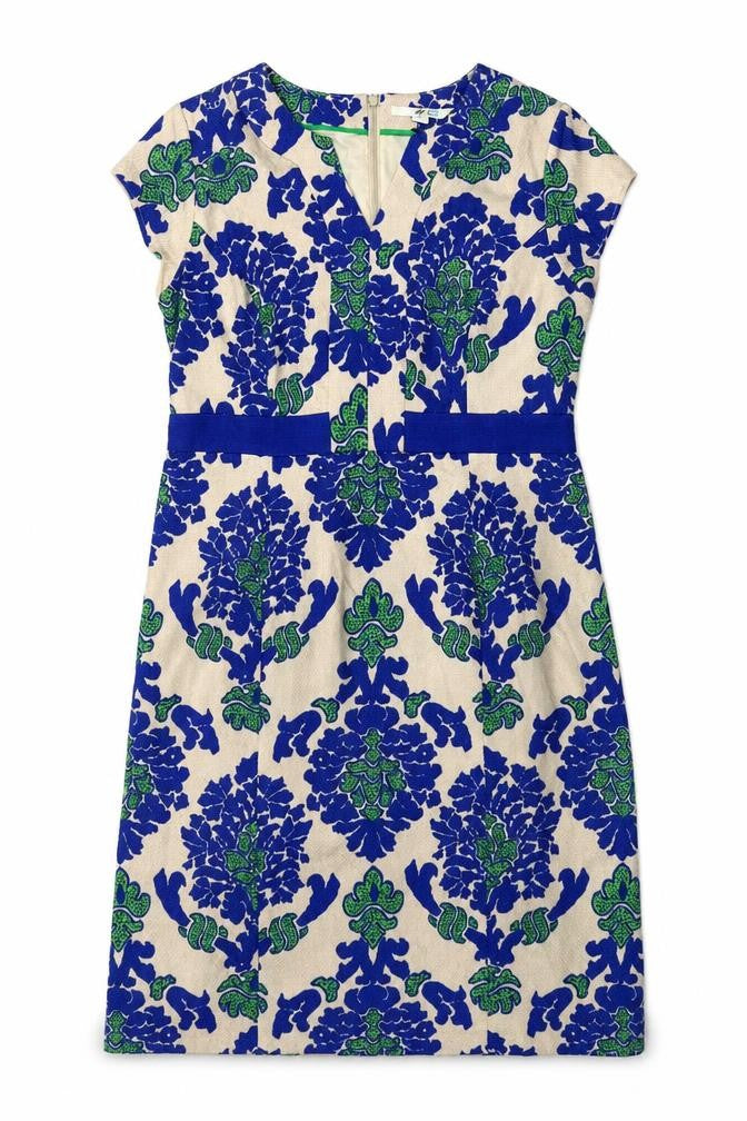 Ro den Women's Floral Shift Dress, Size 10, Multicoloured