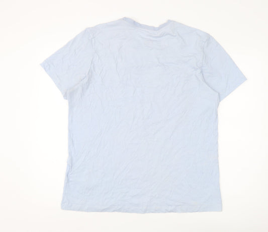 Nike Men's Grey T-Shirt, Size L, Graphic Print