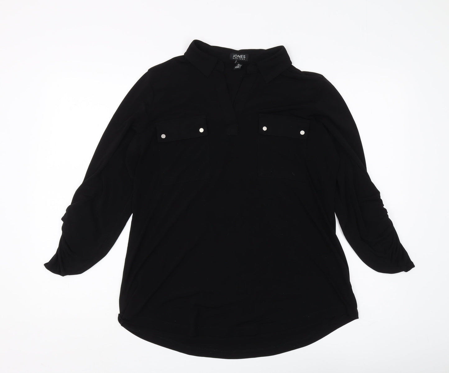 Jones New York Women's Black XL Button-Up Shirt