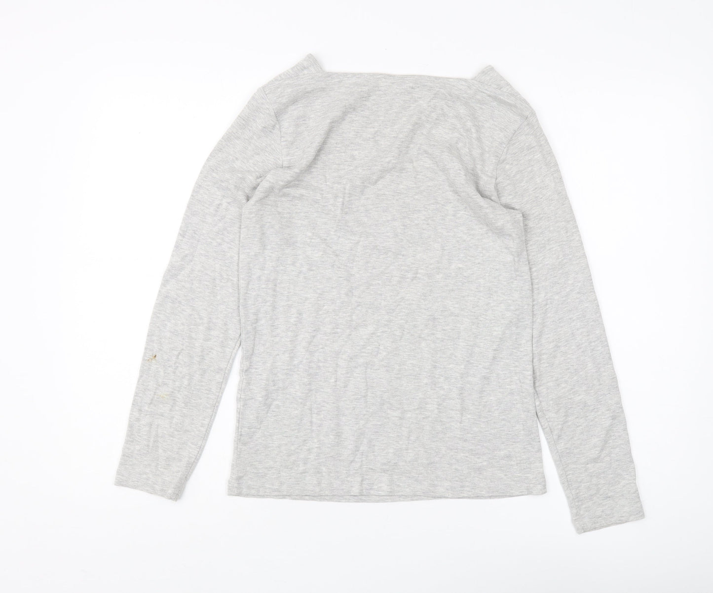 Cotton Traders Women's Grey Long Sleeve T-Shirt