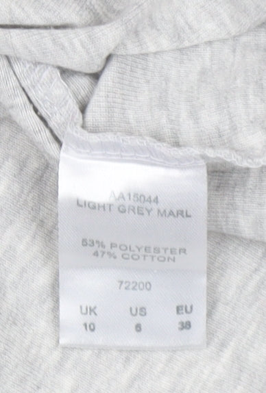 Cotton Traders Women's Grey Long Sleeve T-Shirt