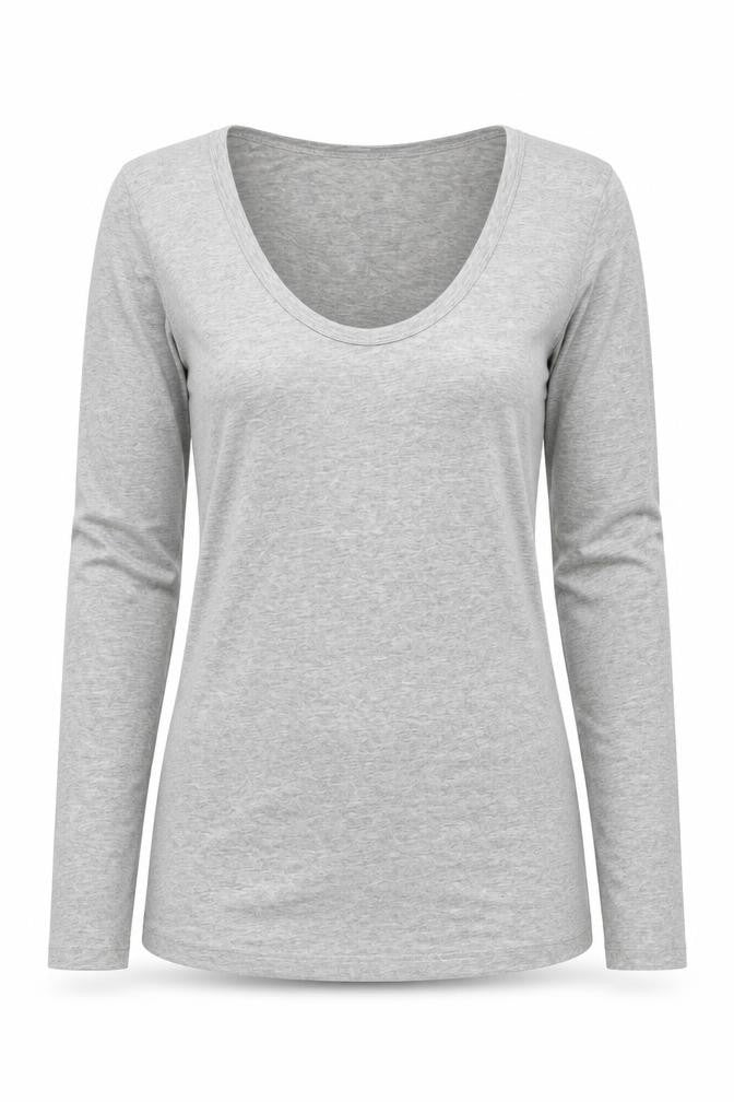 Womens UK Size S Firetrap Grey Cotton Blend T-Shirt