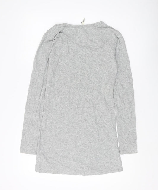 Firetrap Women's Grey Long Sleeve T-Shirt, Size S