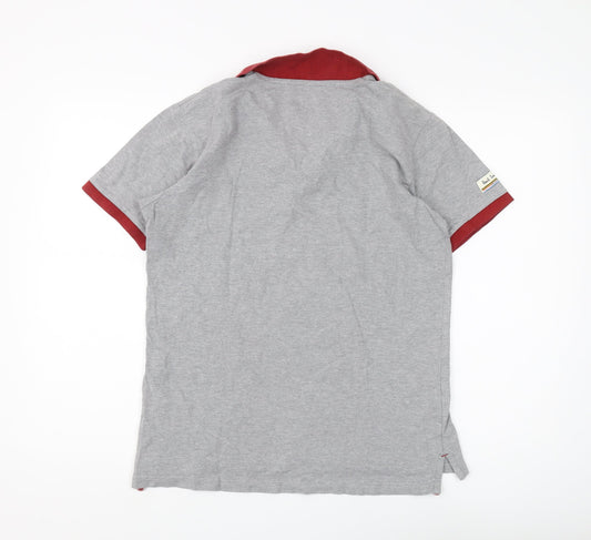 Paul Smith Men's Grey 2XL Cotton Polo Shirt
