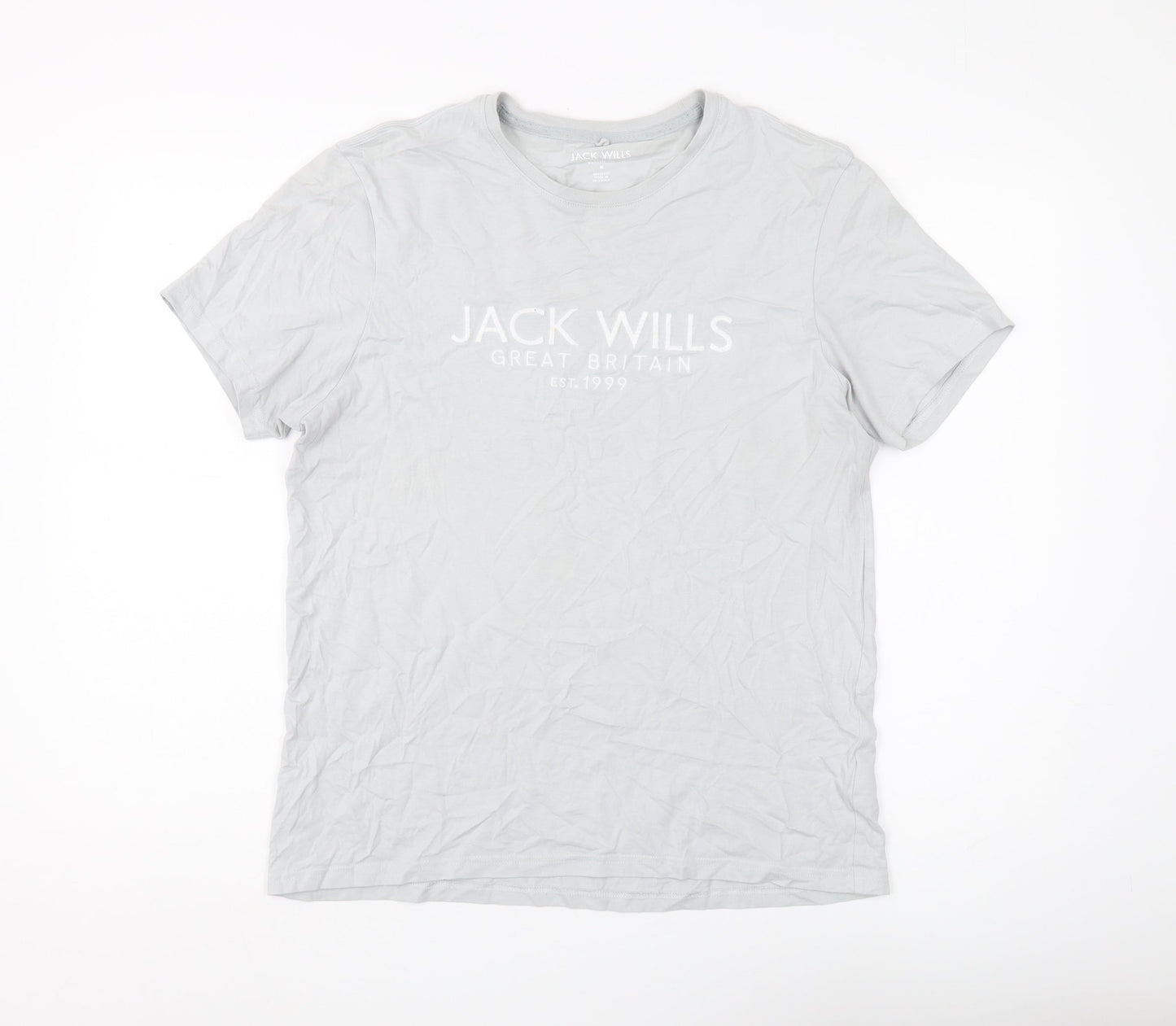 Jack Wills Men's Grey Classic Fit T-Shirt M