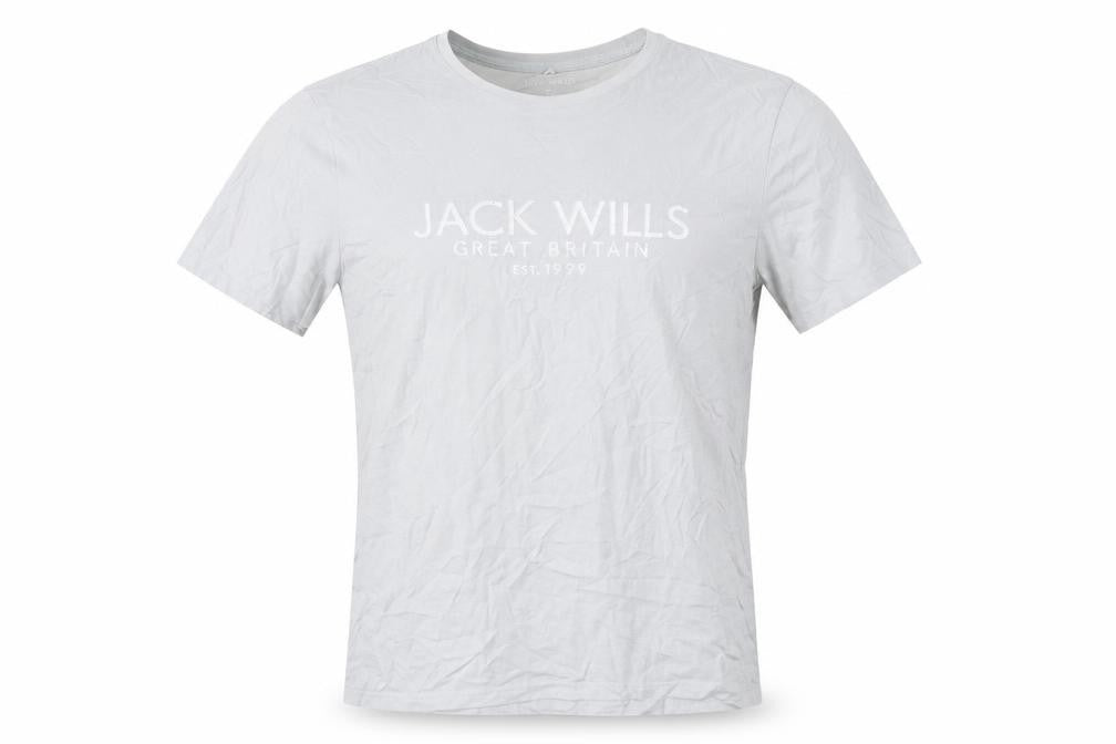 Mens UK Size M Jack Wills Grey  Cotton T-Shirt