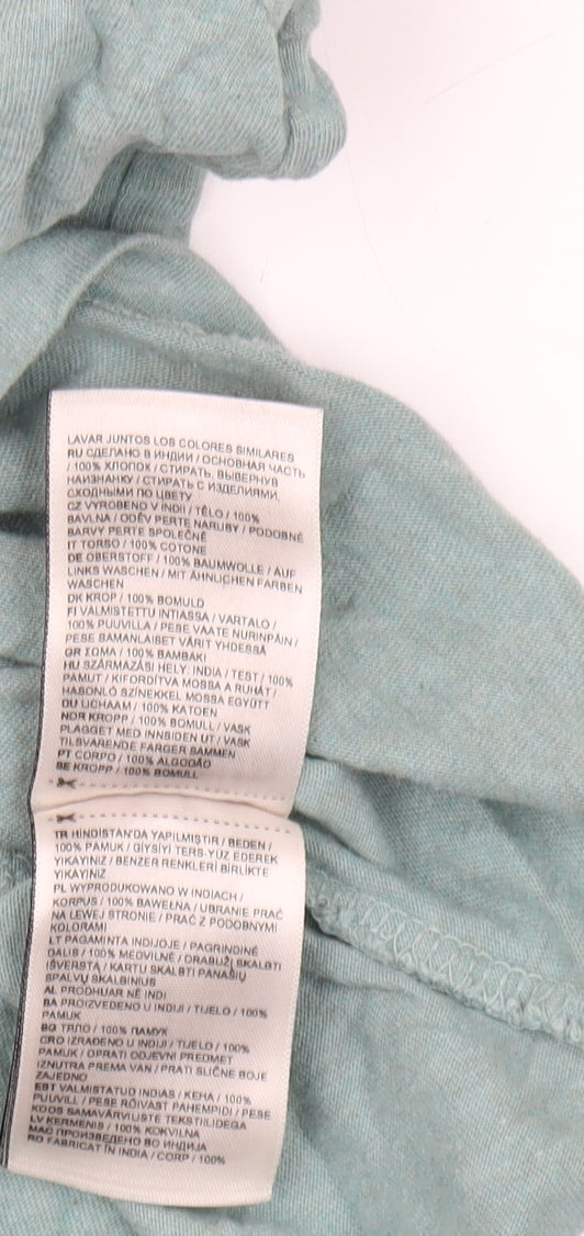 Superdry Women's Green Jersey T-Shirt Size 10
