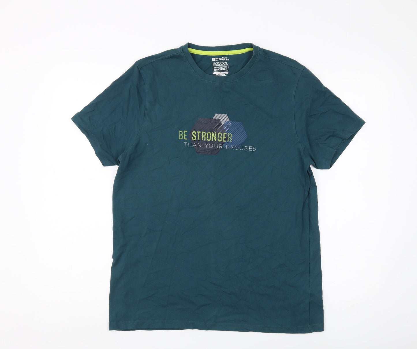 Mountain Warehouse Men's Green M Motivational T-Shirt