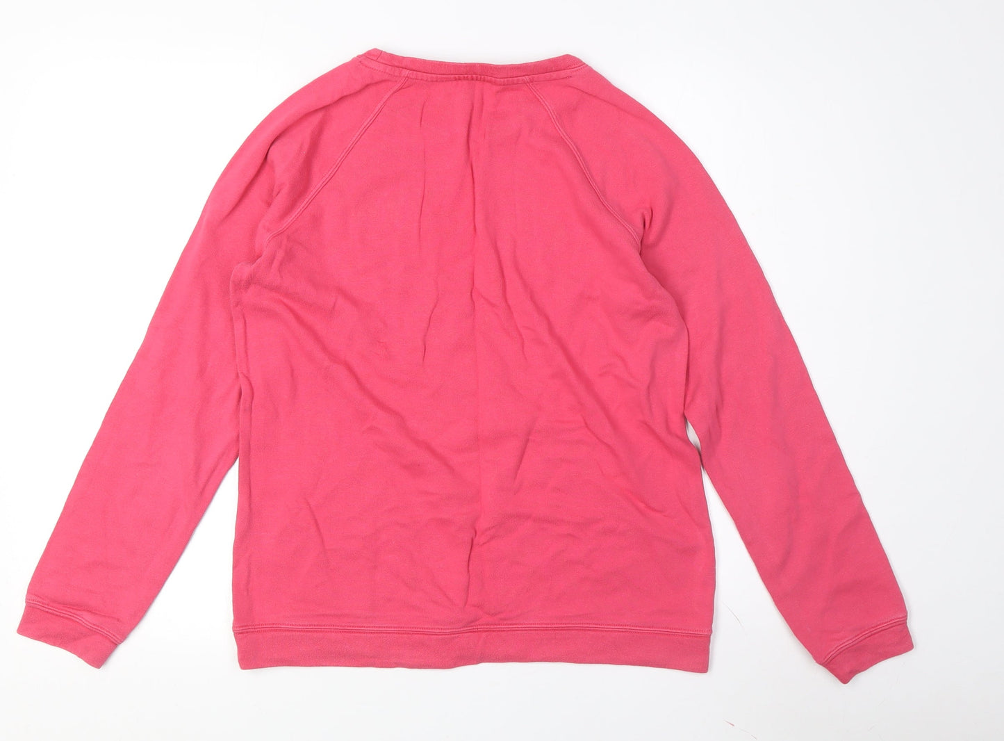 Joules Women's Pink Pullover Sweatshirt, Size 10, Cotton