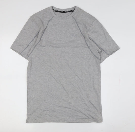 MAN Active Men's Grey XS Crew Neck T-Shirt