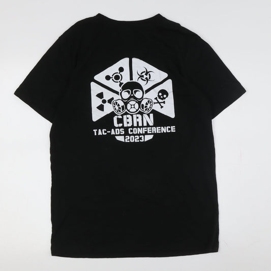 PRO RTX Men's Black T-Shirt M Regular Crew Neck