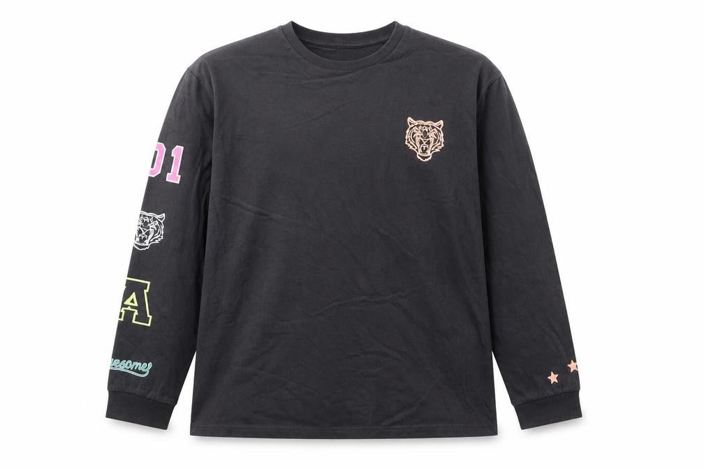 Marks & Spencer Boys Long Sleeve Black Graphic T-Shirt