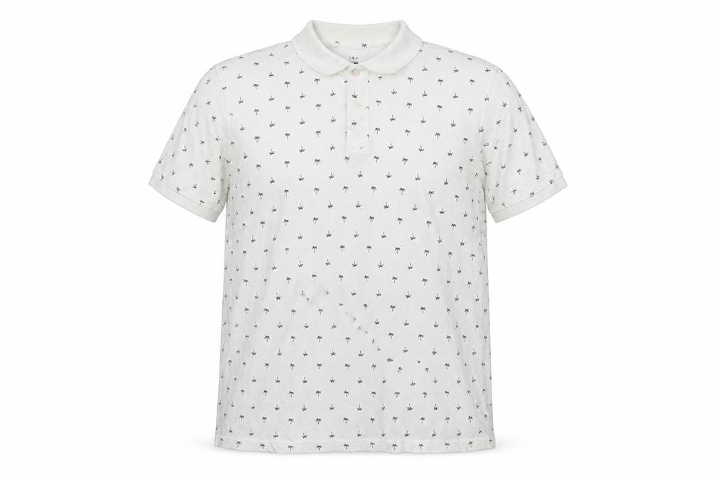 Marks and Spencer Men's White Polo 2XL Regular Fit
