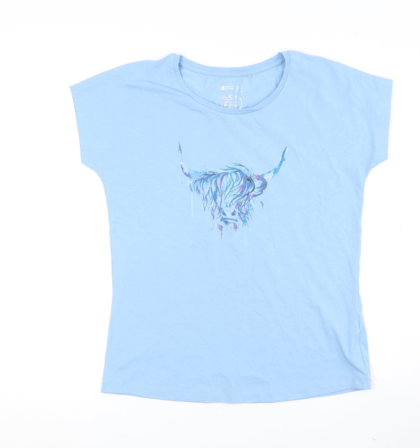 Mountain Warehouse Women's Blue T-Shirt - Size 8