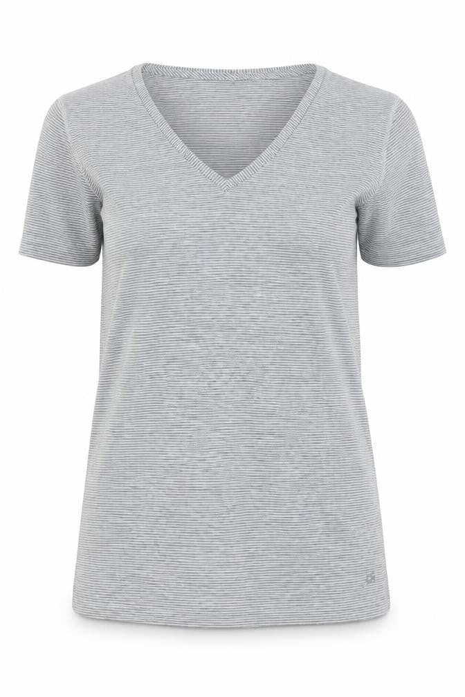 Womens UK Size M Gap Grey Polyester Blend T-Shirt