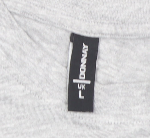 Donnay Men's Grey Crew Neck T-Shirt, Short Sleeve Size L