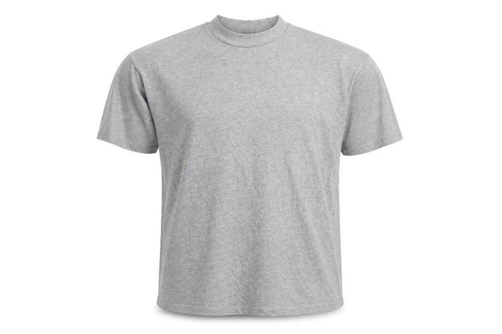 Front view of ASOS Men's Grey Crew Neck T-Shirt -, size S