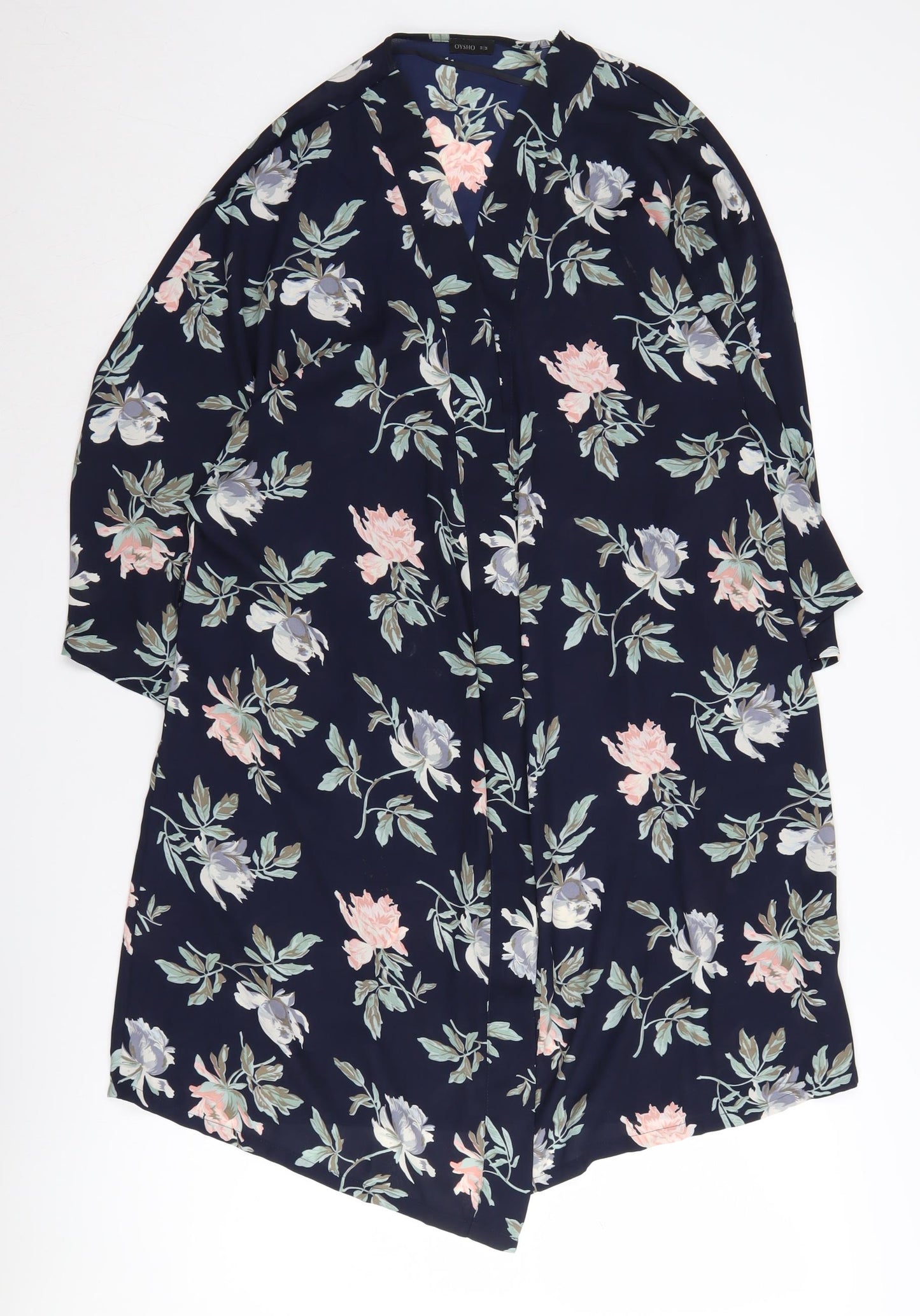 Oysho Women's Multicoloured Wrap Floral Jumper M