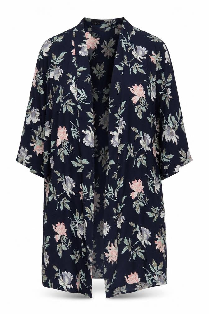 Oysho Women's Multicoloured Wrap Floral Jumper M