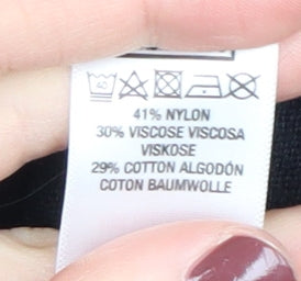 Wallis Women’s Black Cardigan XL with Button Accents