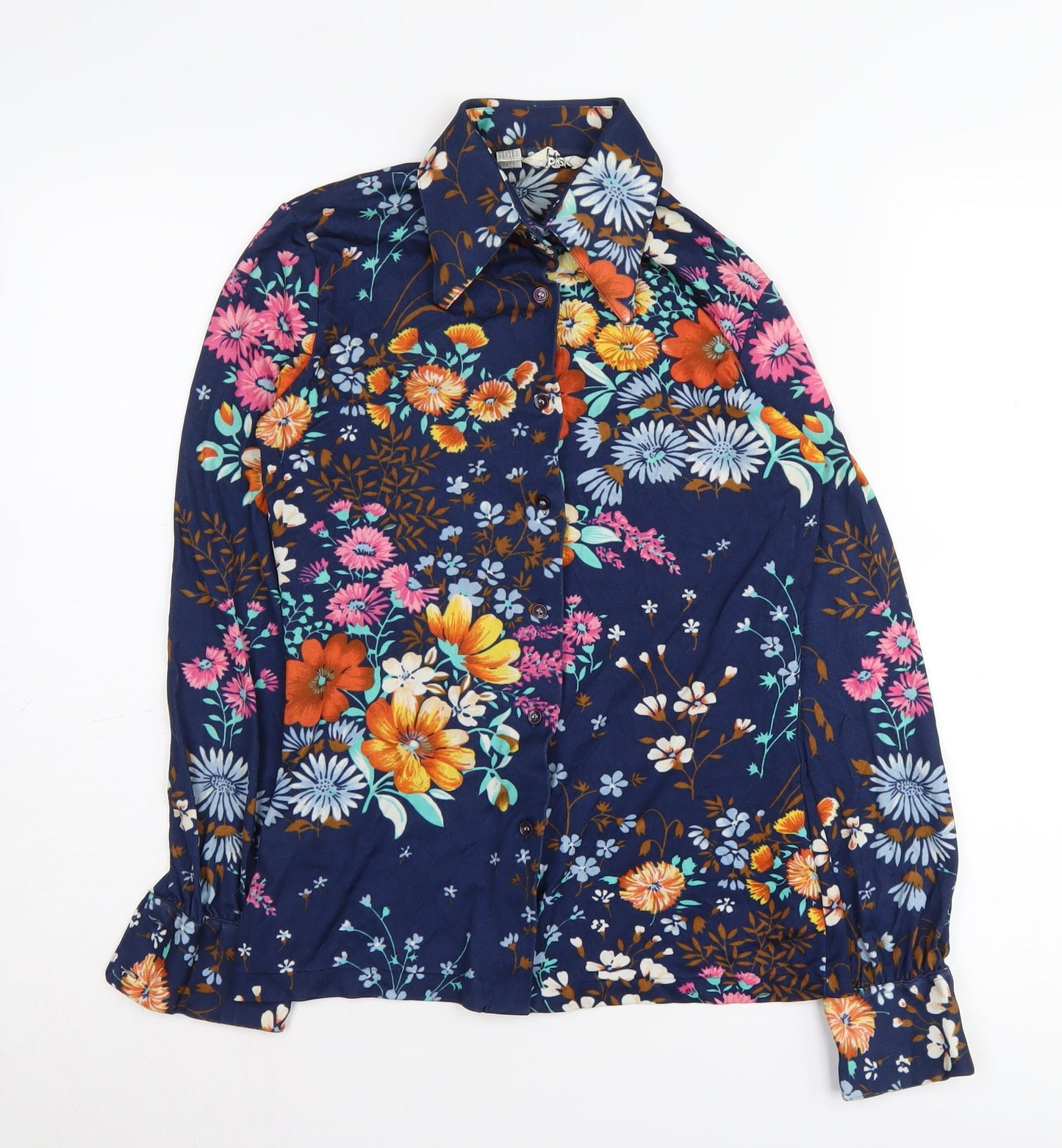 Albee Women's Multicoloured Floral Button-Up Shirt Size 8