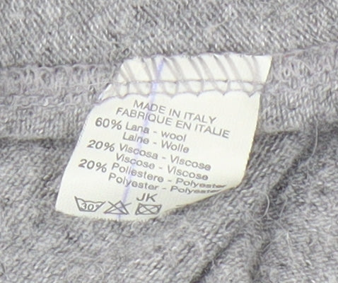Brandy Melville Womens Grey Cardigan One Size Knitwear