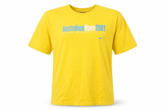 Unisex Adultss UK Size XS Nike Yellow  Cotton T-Shirt
