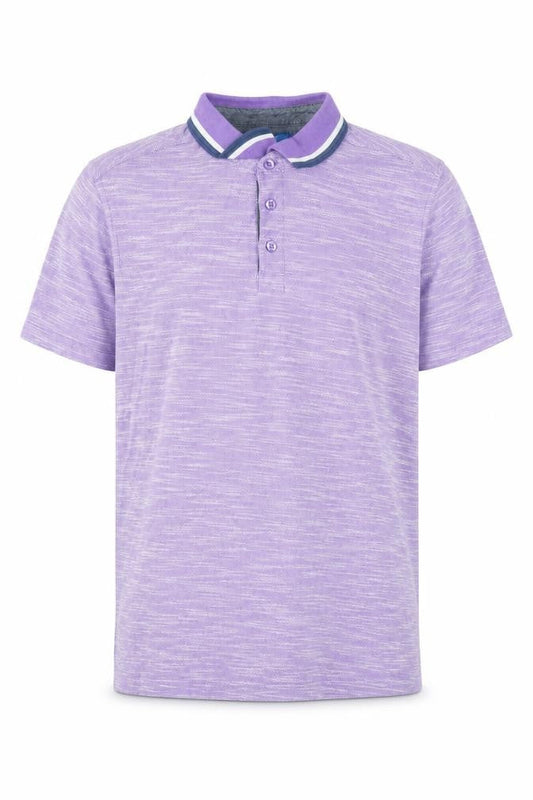 Cotton Traders Men's Purple Polo Shirt M