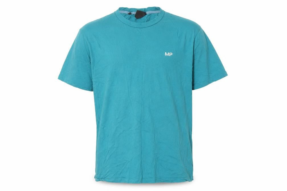 MP Men's Green Cotton Crew Neck T-Shirt, Size M