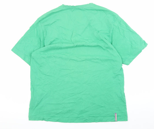 Berghaus Men's Green Graphic Print Cotton T-Shirt L