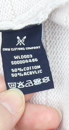 Crew Clothing Women’s Ivory Size 12 Knit Pullover Jumper