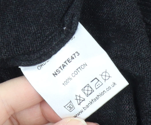 Nanny State Men's Black S Pullover Jumper Cotton