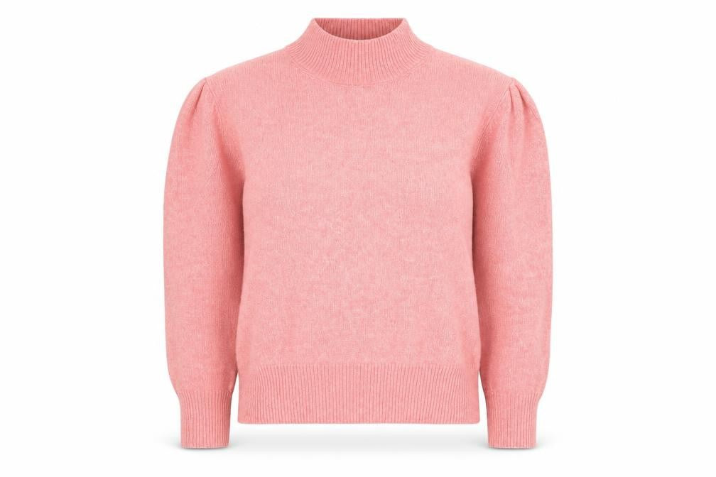 Marks and Spencer Women's Pink High Neck Pullover Jumper M